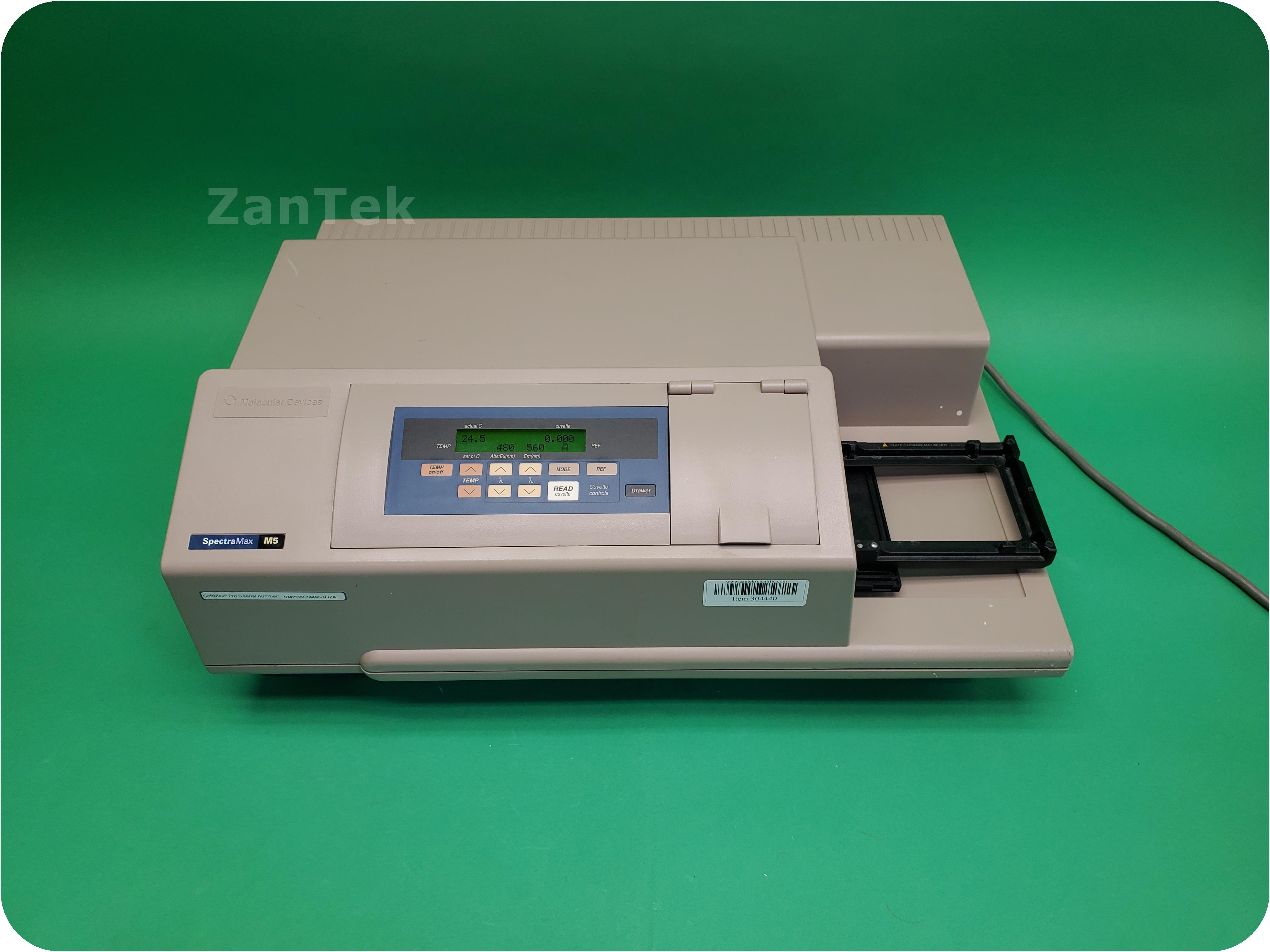 ZanTek Scientific 304440Molecular Device SpectraMax M5 Microplate Reader